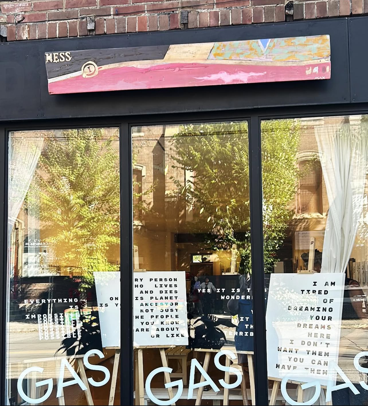 Selections from the "18 Plus One" exhibit by Devon Spier at the Gerrard Art Space Gallery in Toronto, Ontario, Canada